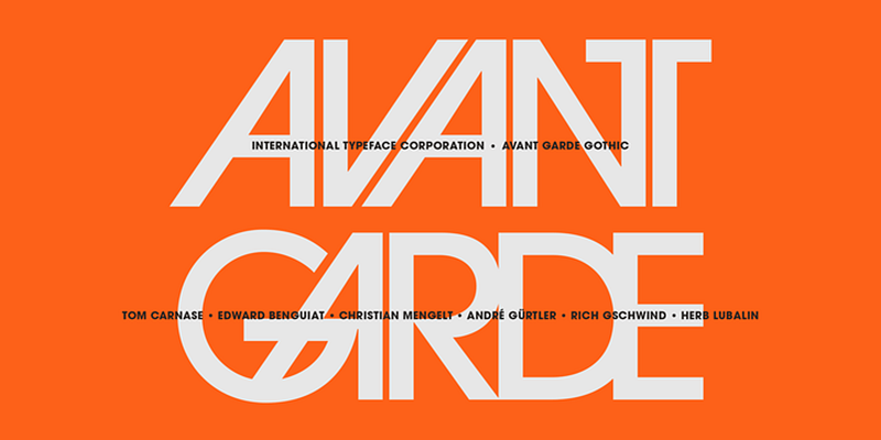 AVANT GARDE display treatment